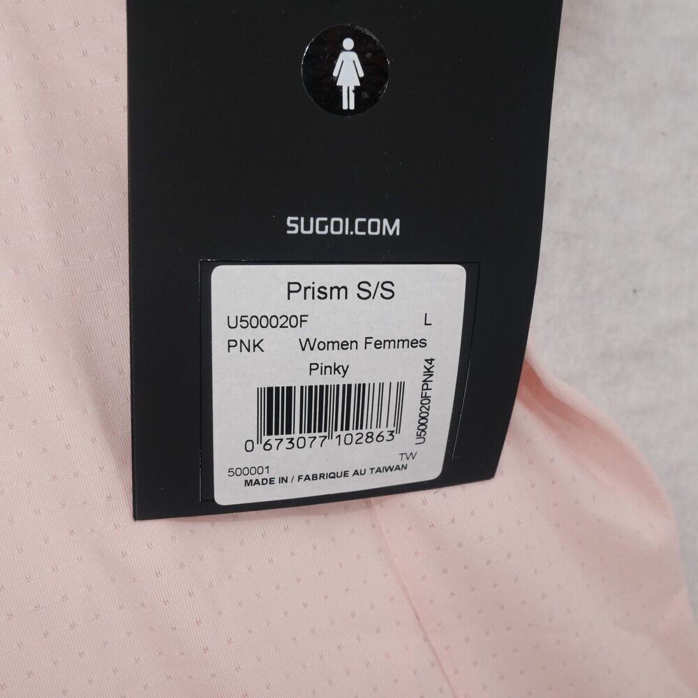NEW Sugoi Women's Large Prism Short Sleeve Shirt Wicking Light Weight Pink - Picture 4 of 8